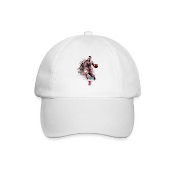 Basketball Basketball Player Sport Splash Colorful - Baseball Cap - white/white - Front