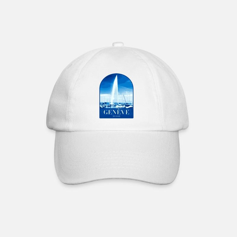 Geneva JetdEau Harbour Motif - Baseball Cap - white/white