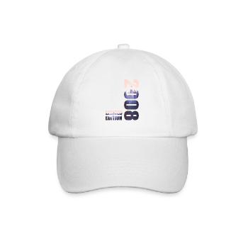 2008. Limited Edition T-Shirt Birthday Idea - Baseball Cap - white/white - Front
