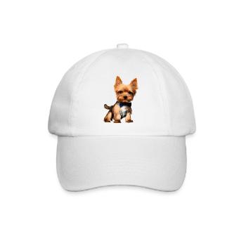 Dog Owner Yorkshire Terrier Puppy Dog - Baseball Cap - white/white - Front