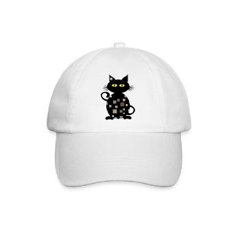 Chat - Casquette classique - blanc/blanc - Devant
