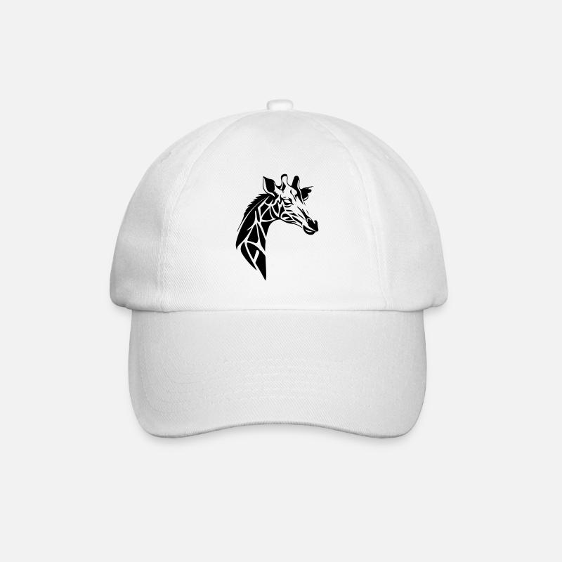 giraffe - Baseballkappe - Weiß/Weiß