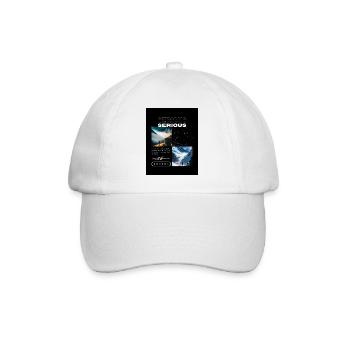 serious - Baseball Cap - white/white - Front