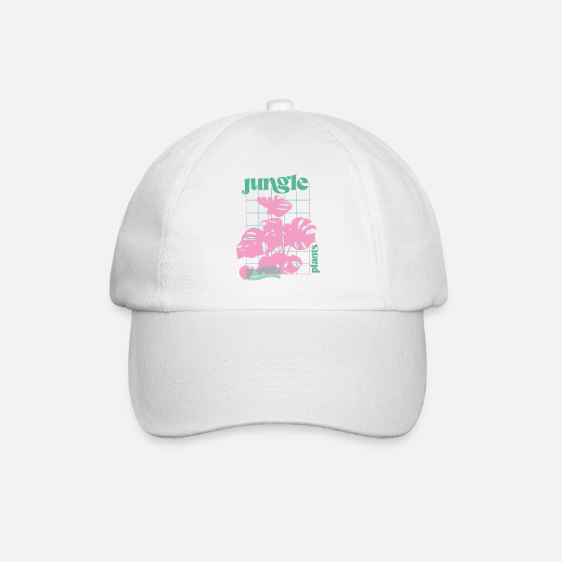 jungle - Baseballkappe - Weiß/Weiß