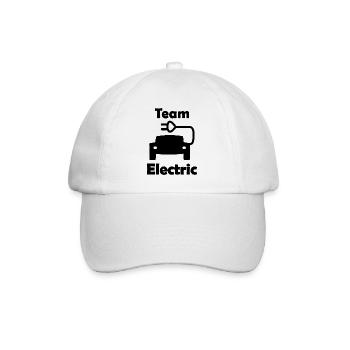 The electric revolution - Baseball Cap - white/white - Front
