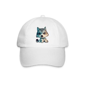 Little Wolf - Baseballkappe - Weiß/Weiß - Vorne