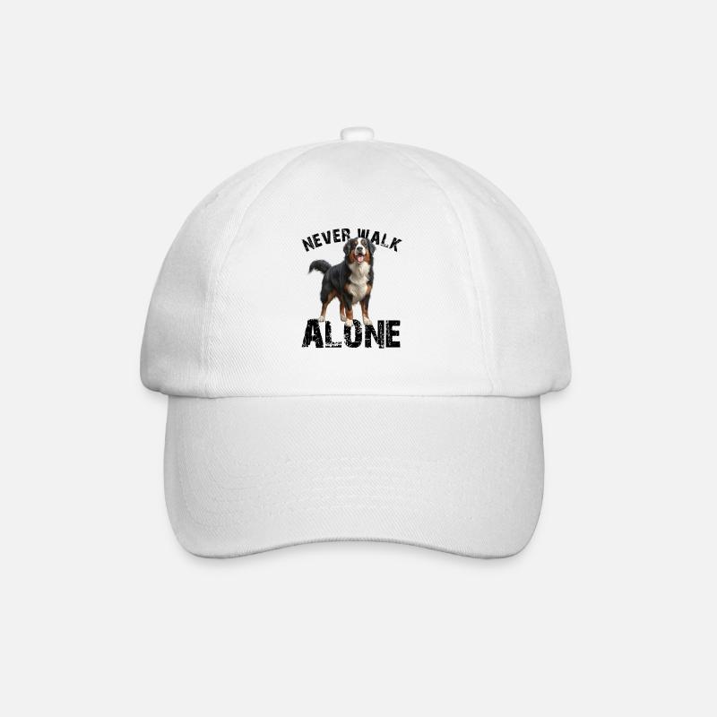 Berner Sennenhund - Baseballkappe - Weiß/Weiß
