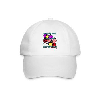 Abeilles - Casquette classique - blanc/blanc - Devant
