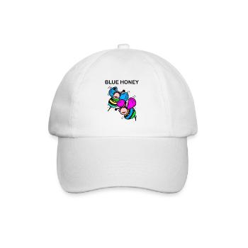 Bienen - Baseballkappe - Weiß/Weiß - Vorne