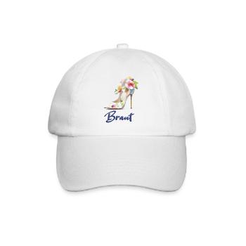 Braut - Baseballkappe - Weiß/Weiß - Vorne