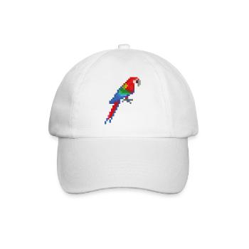 Vogel - Baseballkappe - Weiß/Weiß - Vorne
