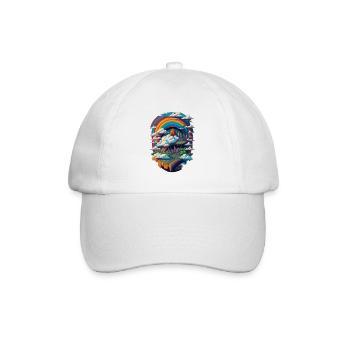 Rainbow City Pride LGBT LGBTQ - Casquette classique - blanc/blanc - Devant