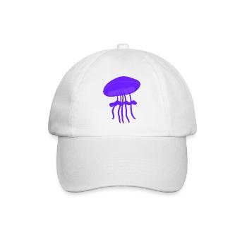 Beautiful jellyfish - Baseball Cap - white/white - Front