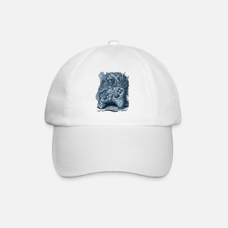 Scrap controller - Baseball Cap - white/white