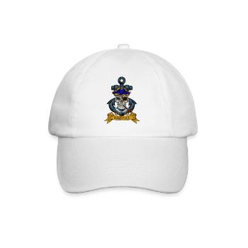 seaborn pirate - Baseballkappe - Weiß/Weiß - Vorne