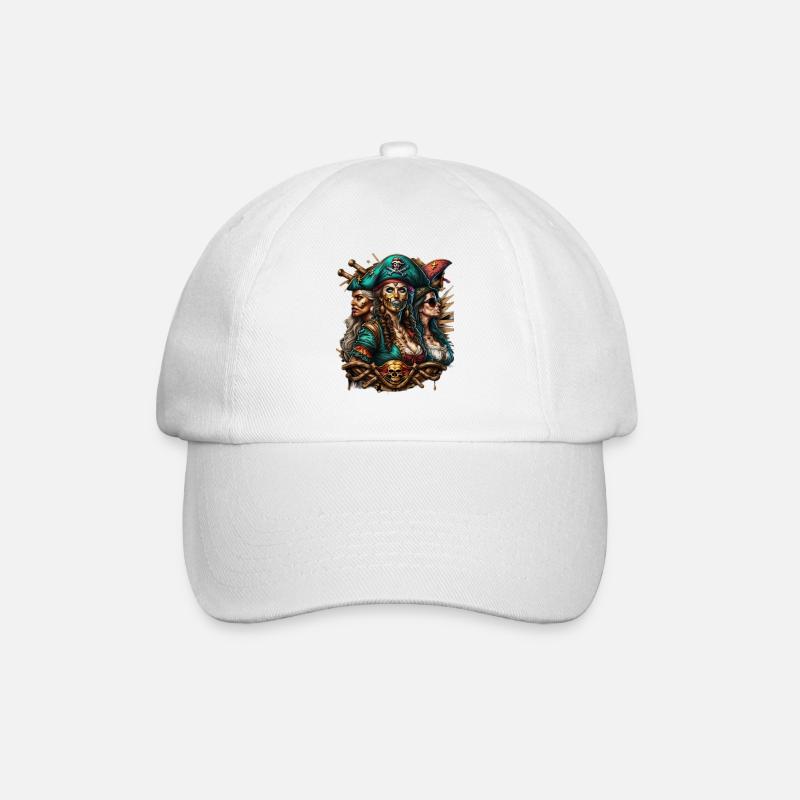 Pirates - Baseball Cap - white/white