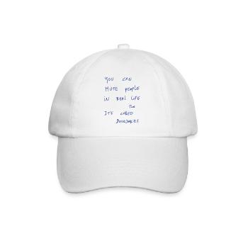 You Can Mute People In Real Life Too. It’s Called - Baseball Cap - white/white - Front