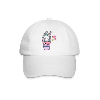 EINHORN IN EINEM EIS - Baseballkappe - Weiß/Weiß - Vorne