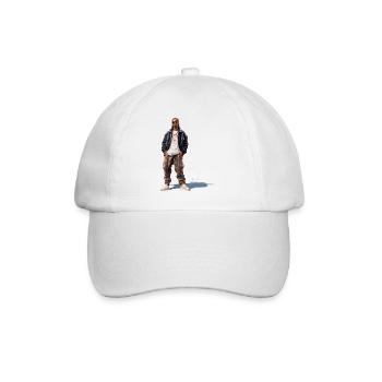casual hip-hopper - Baseball Cap - white/white - Front