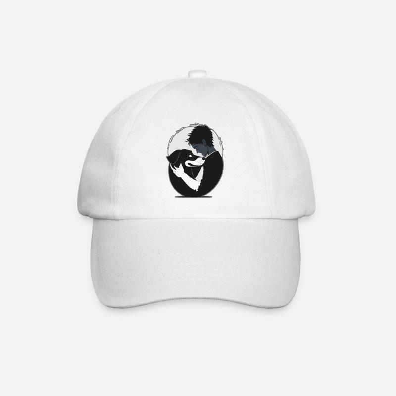 Câlin de chien - Casquette classique - blanc/blanc