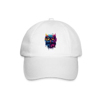 Mystical Hues Owl - Baseball Cap - white/white - Front