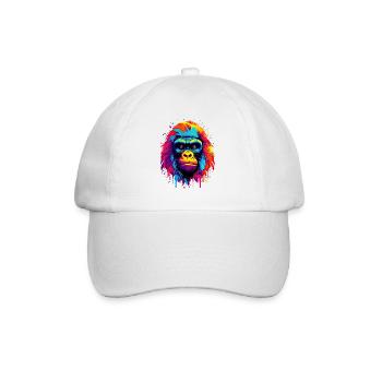 Radiant Spectrum Gorilla - Baseball Cap - white/white - Front