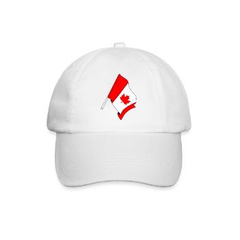 Drapeau du Canada - Casquette classique - blanc/blanc - Devant