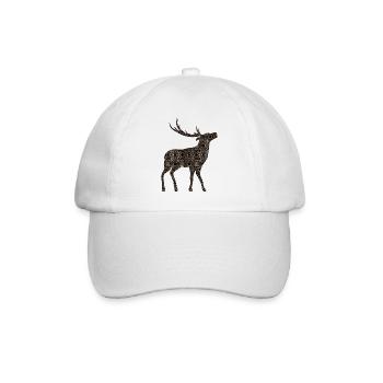 Cerf - Casquette classique - blanc/blanc - Devant