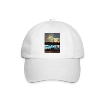 Cork City: A rainbow over Patrick’s Quay - Baseball Cap - white/white - Front