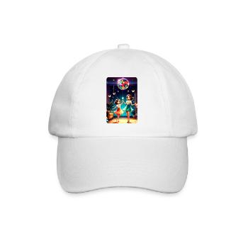 personalized design mother's gift - Baseball Cap - white/white - Front