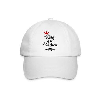 King of the Kitchen - Baseball Cap - white/white - Front