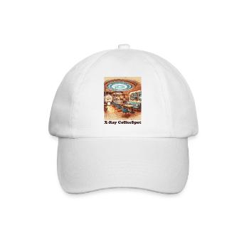 Cafe Radiology Medical Art Barista Manip Radio - Baseball Cap - white/white - Front