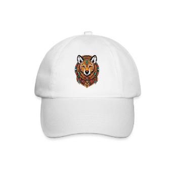 Hyena - Baseball Cap - white/white - Front