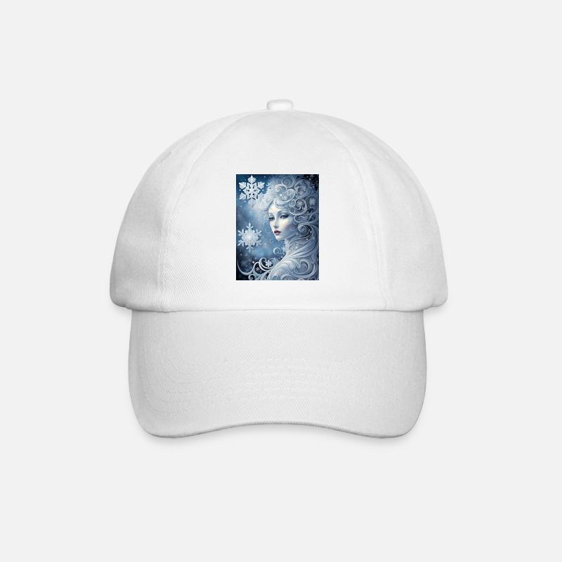 Cold beauty - Baseball Cap - white/white