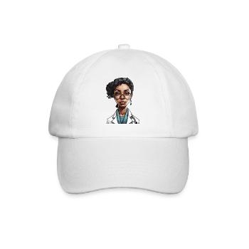 Médecin / professionnel de la santé / médecin / profession / spécialiste - Casquette classique - blanc/blanc - Devant