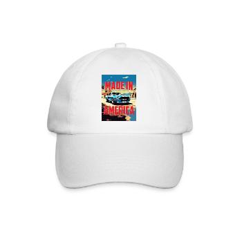 COBRA MADE IN AMERICA - Baseballkappe - Weiß/Weiß - Vorne