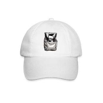 Chihuahua / small dog / animal / tiny / breed - Baseball Cap - white/white - Front
