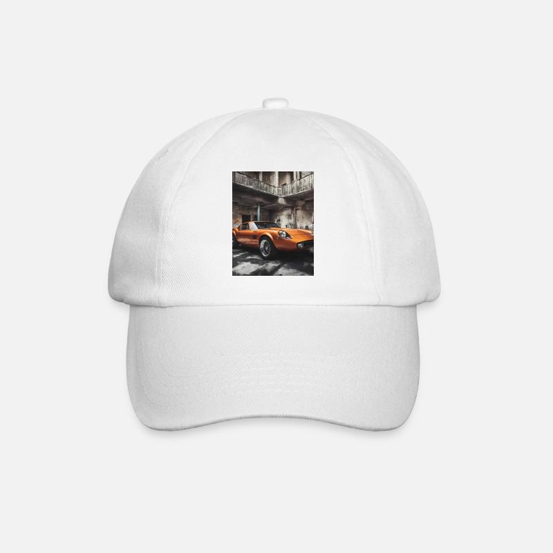 Voiture de sport - Casquette classique - blanc/blanc