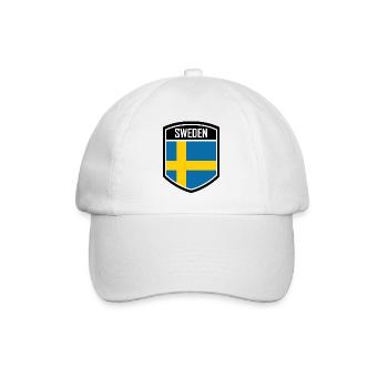 Sweden Sweden Scandinavia Nordic countries Viking Europe - Baseball Cap - white/white - Front