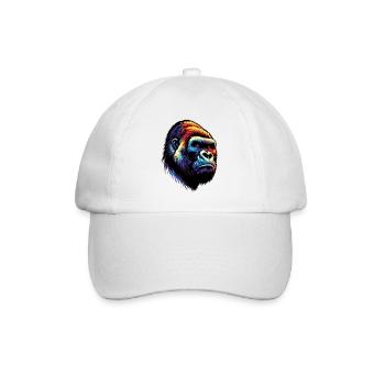 Gorille - Casquette classique - blanc/blanc - Devant