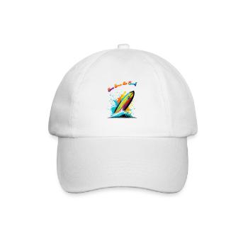 Sea sun & surf - Baseball Cap - white/white - Front