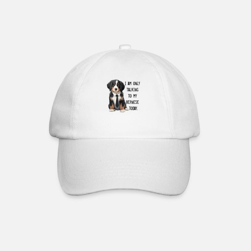 Berner Sennenhund - Baseballkappe - Weiß/Weiß