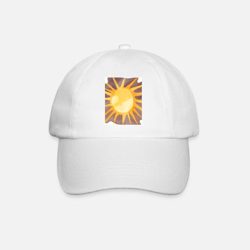 Sun - Baseballkappe - Weiß/Weiß