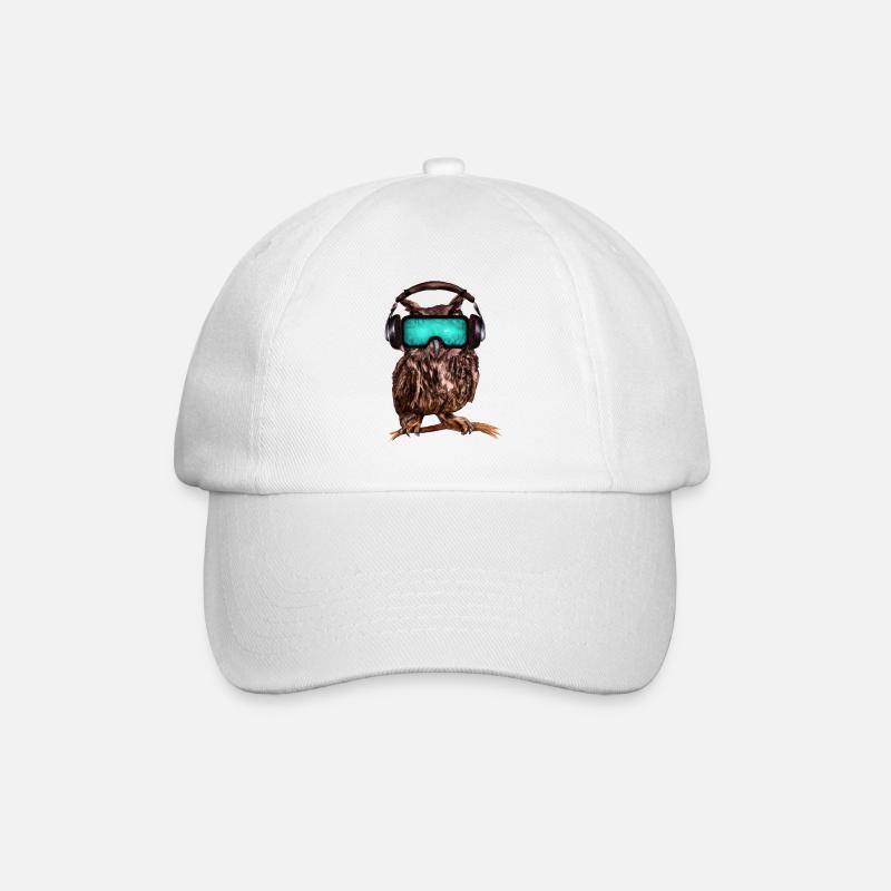 Owl_ 03 - Casquette classique - blanc/blanc
