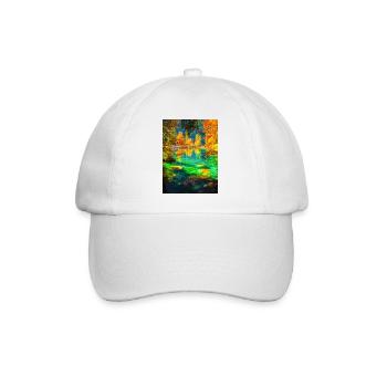 LAC D’AUTOMNE - Casquette classique - blanc/blanc - Devant