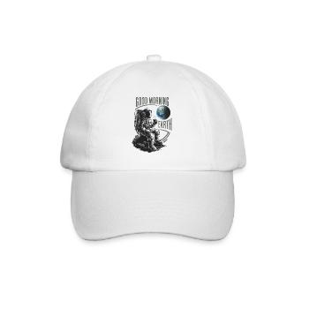 Good morning earth Astronaut - Baseball Cap - white/white - Front