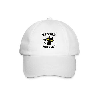 cool meilleur design moraliste - Casquette classique - blanc/blanc - Devant