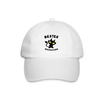 cooles bester Heilpraktiker Design - Baseballkappe - Weiß/Weiß - Vorne