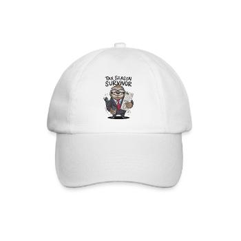 Tax Season Survivor - Baseball Cap - white/white - Front
