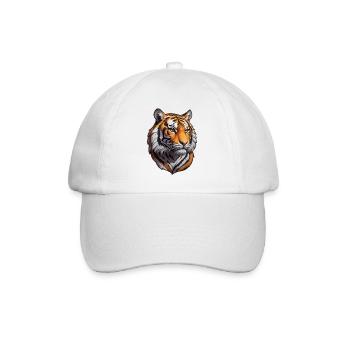 Tiger - Baseball Cap - white/white - Front
